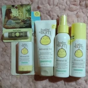 (5) SUNBUM / BABYBUM MINERAL SUNSCREEN & COOL DOWN